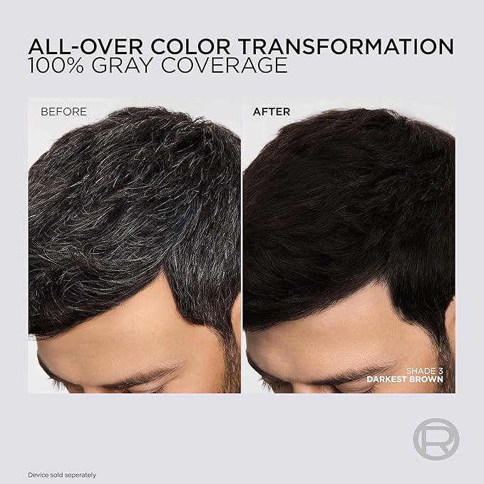 L'Oreal Paris Colorsonic Permanent Hair Dye Cartridge, Vibrant Hair Color for Root Touch Up, Gray Coverage or All Over Color in just 5 Minutes, 5 Medium Natural Brown (Coloring Device Sold Separately)