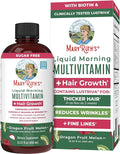 MaryRuth's Liquid Multivitamin + Hair Growth | Biotin 10000mcg | Lustriva Hair Growth Supplement | Clinically Tested in Women for Thicker Hair & Facial Wrinkle | Skin Care | Ages 18+ | 15.22 Fl Oz
