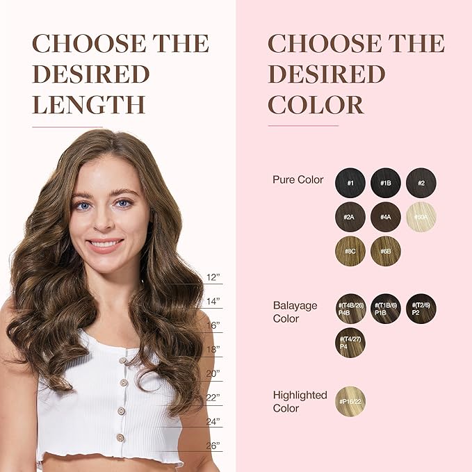 GOO GOO Clip in Hair Extensions Real Human Hair, Remy Human Hair Extensions Clip ins for Women, Natural Human Hair, 20inch 150g 9Pcs, 2/6/2 Balayage Dark Brown to Chestnut Brown