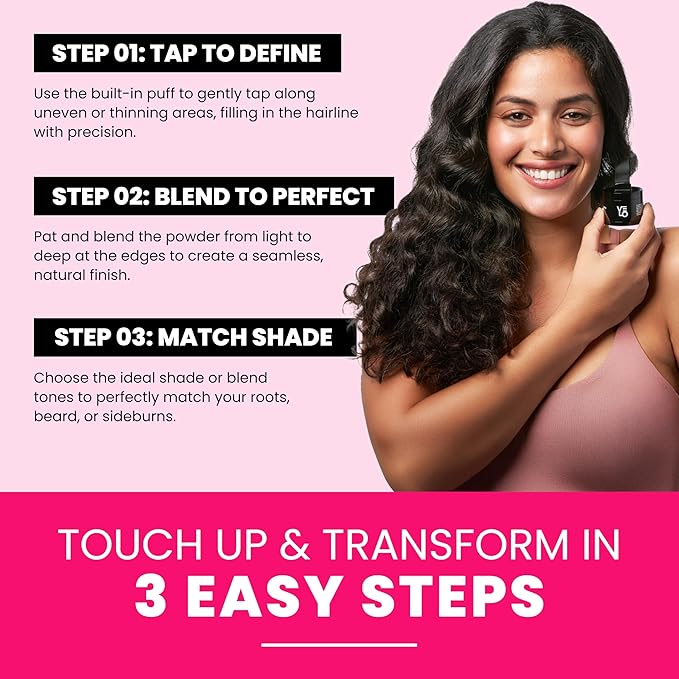 VELO Hairline Powder–LIGHT BLONDE Hair Root Touch Up Powder for Women & Men–Instantly Covers Gray Hair, Thinning Hair & Bald Spots–Sweatproof Root Cover Up–Puff & Mirror Compact 13 Shades
