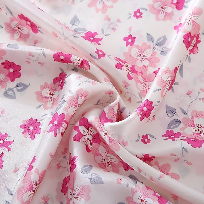 SLPBABY Silk Pillowcase for Hair and Skin with Hidden Zipper Print (King, Pattern29)