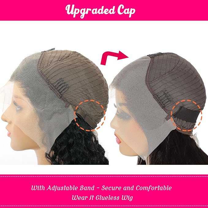 GOLFMAX Yaki Kinky Straight Lace Front Wigs Human Hair 36 Inch 13x4 Transparent HD Lace Frontal Wig Pre Plucked With Baby Hair Yaki Straight Human Hair Wigs For Black Wome