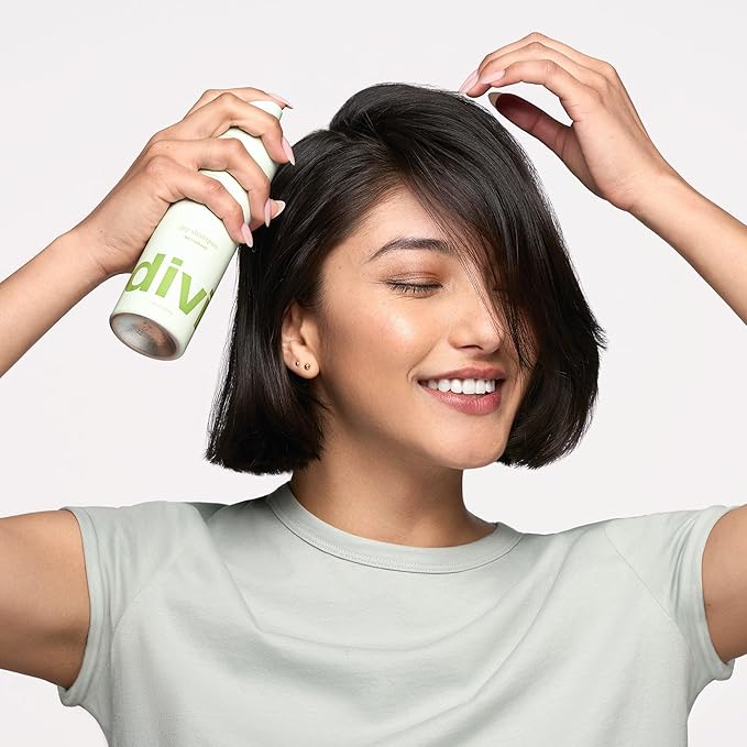 Divi Dry Shampoo Duo – Includes Full Size & Travel Size Dry Shampoo – Instantly Refreshes Hair, Absorbs Oil & Adds Lightweight Volume for Clean, Revived, Healthy-Looking Hair, 2 Piece Set