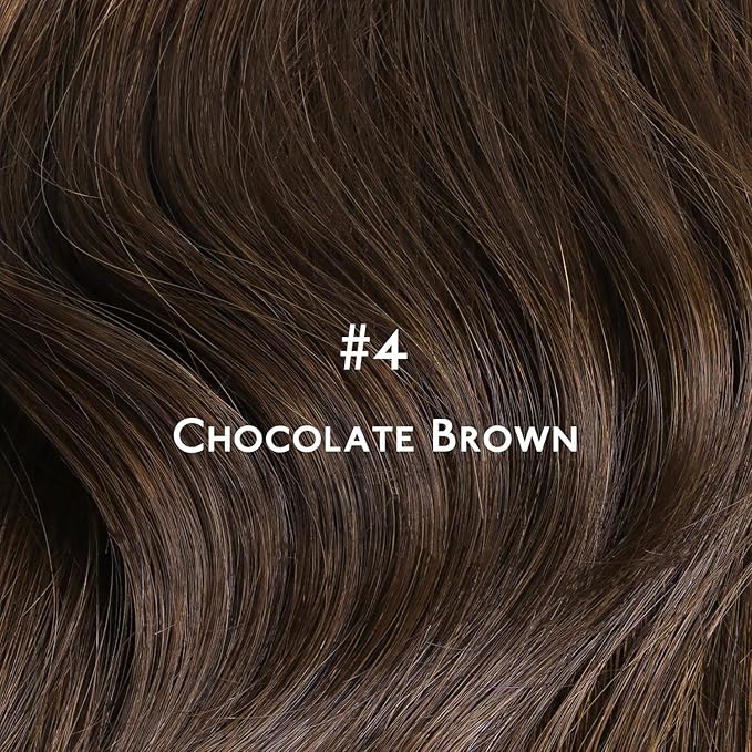 WENNALIFE Invisi Edge Tape in Hair Extensions Human Hair, 24 Inch 30g 10pcs Chocolate Brown Invisible Luxury Remy Hair Extensions Natural Seamless Injected Tape Straight Extensiones De Cabello Humano