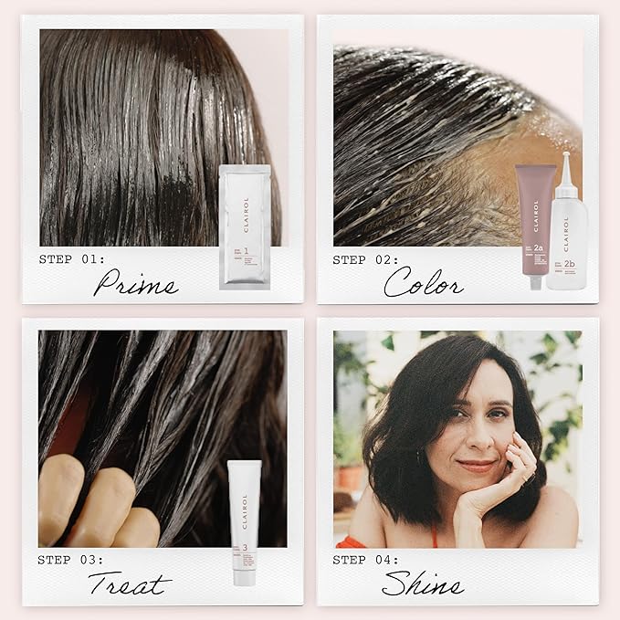 Clairol ColorStrong Permanent Zero Ammonia Hair Dye, 7.1 Dark Ash Blonde - Bora Bora Hair Color, Pack of 2