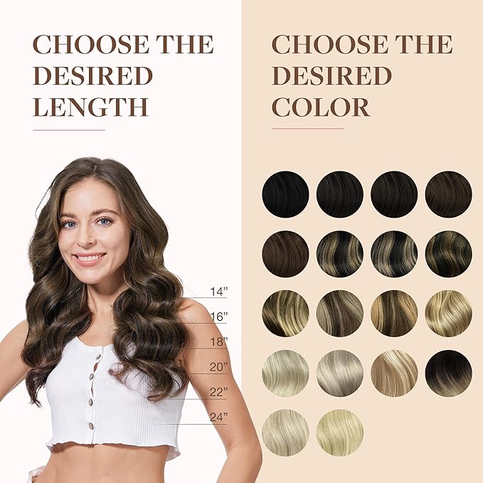 GOO GOO Clip in Hair Extensions Real Human Hair, Remy Human Hair Extensions Clip ins for Women, Natural Human Hair, 20inch 150g 7Pcs, 1B/6/1B Balayage Natural Black to Chestnut Brown