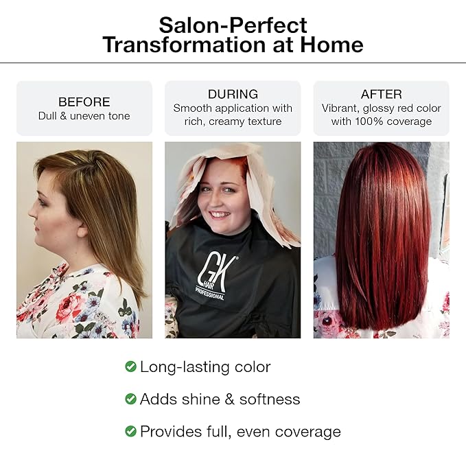 GK HAIR Global Keratin Intense Ash 6.11 Dark Ash Blonde Hair Color Cream Tube (3.4 Fl Oz/100ml) + 20 Volume Developer (5 Fl Oz/150ml) - Professional Permanent Long Lasting Toner Dye