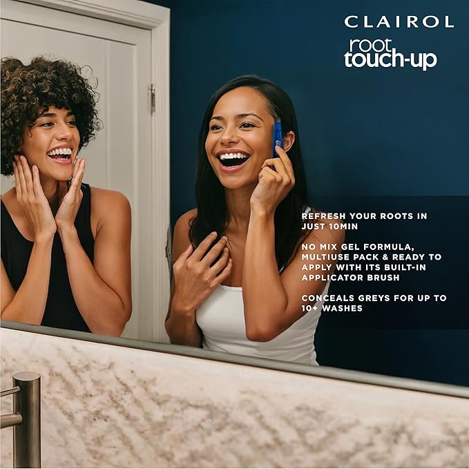 Clairol Root Touch-Up Semi-Permanent Hair Color Blending Gel, 5R Auburn Red, Pack of 1