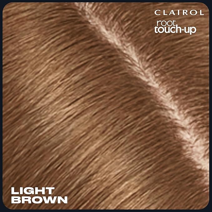 Clairol Root Touch-Up Temporary Concealing Powder, Light Brown Hair Color, Pack of 1