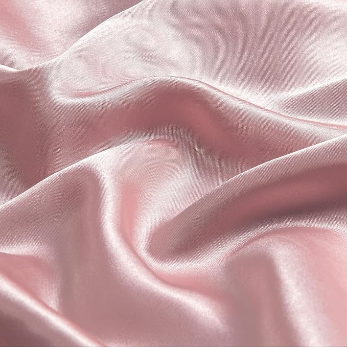 BEDELITE Satin Body Pillow Cover 2 Pack, Super Soft and Cooling Body Pillow Pillowcase for Hair and Skin, Breathable Silky Full Long Pillowcase Cover(20"x54", Nostalgia)