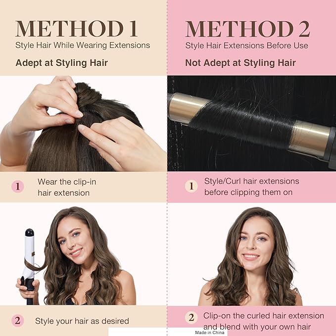 GOO GOO Clip in Hair Extensions Real Human Hair, Remy Human Hair Extensions Clip ins for Women, Natural Human Hair, 20inch 110g 7Pcs, 5 Light Ash Brown