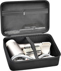 Hair Dryer Case for Shark HD112BRN & HD331 HyperAIR IQ 2-in-1 Concentrator, Storage Pouch for Dyson/Shark Flexstyle Styler Attachments and Clips, Black