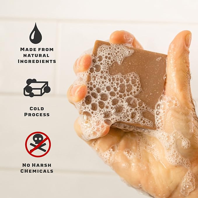Dr. Squatch Natural Bar Soap for Men - Cold Process Soap with No Harsh Chemicals - Cool Fresh Aloe, Alpine Sage, Spearmint, Bay Rum & Grapefruit IPA (5 oz, 5-Pack)