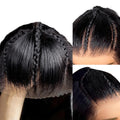 250 Density HD Lace Front Human Hair Wigs For Black Women 15A Grade Bleach Knots Glueless Wear and Go 9X6 Pre Braided Wig 9x6 Straight Lace Frontal Wigs Human Hair Pre Plucked Pre Cut 26inch
