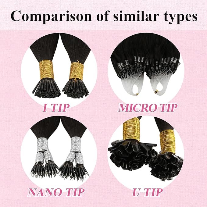YoungSee Micro Bead Hair Extensions Real Human Hair Brown Micro Loop Hair Extensions Human Hair Dark Brown Balayage Bead Hair Extension 22 Inch Ombre Micro-Link Hair Extension Soft for Wedding 50g 50s