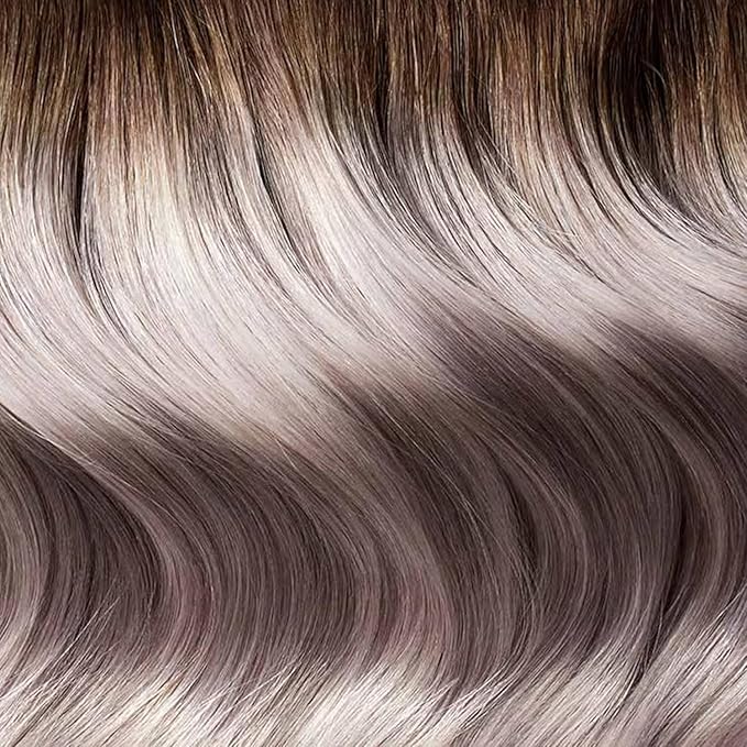 Luxy 100% Remy Human Hair – Halo Clip-In Hair Extensions –Natural Looking Volume & Length - One-Piece - Easy 5-Min Application 140 grams 16" Dimensional Rooted Ash Blonde