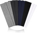 10 PCS Headbands for Women - Fashion Non Slip Cotton Headbands for Women and Men Perfect for Sports and Outdoor Activities in Summer,Including Running, Yoga, Cycling, Gym Workouts
