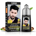 Black Hair Color Shampoo for Men – 5 in 1 Hair Dye Shampoo for Grey Hair - Instant Hair Dye with 100% Color Accuracy with Natural Ingredients - Ammonia Free - 500ml (Black)