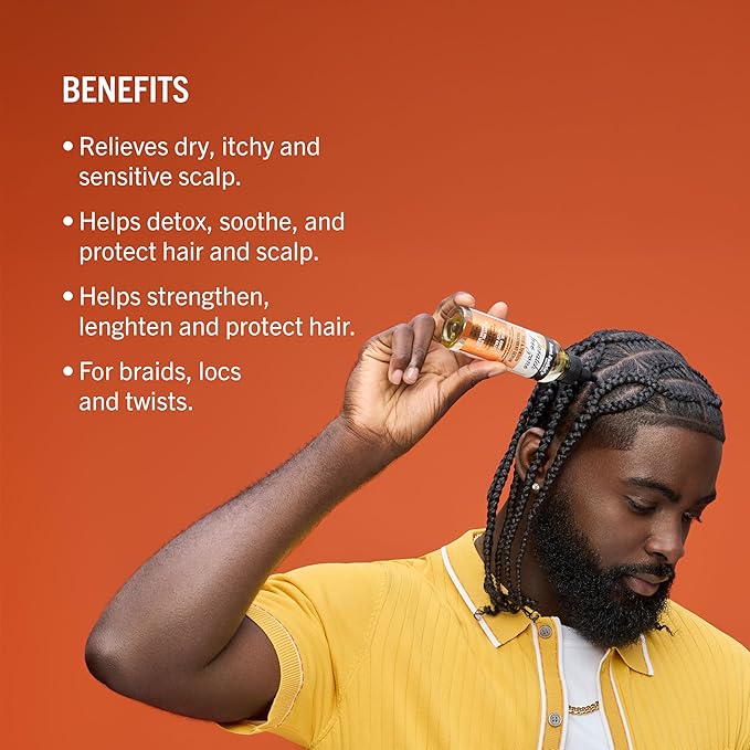 Aunt Jackie's Braid + Twist Collection Scratch Free Zone & Scent-Sational – With Witch Hazel, Biotin, and Honey – 4 fl oz (2 Products)
