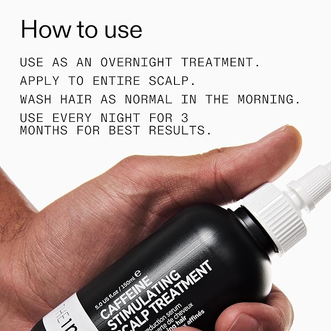 The INKEY List Caffeine Stimulating Scalp Treatment, Contains Redensyl and Caffeine to Encourage Natural Hair Growth Cycle, Leaves Hair Feeling Soft, 5.07 fl oz