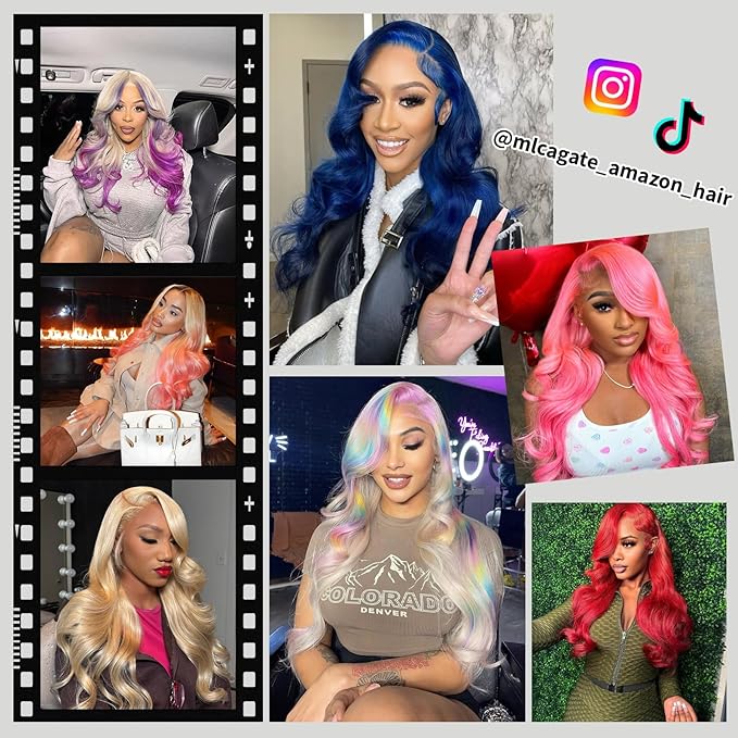 613 13X6 Hd Lace Front Wigs Human Hair 26 Inch Glueless Full Frontal 220% Density Body Wave Blonde Wig Human Hair Triple Lifespan 3X No Tangle No Shedding No Synthetic