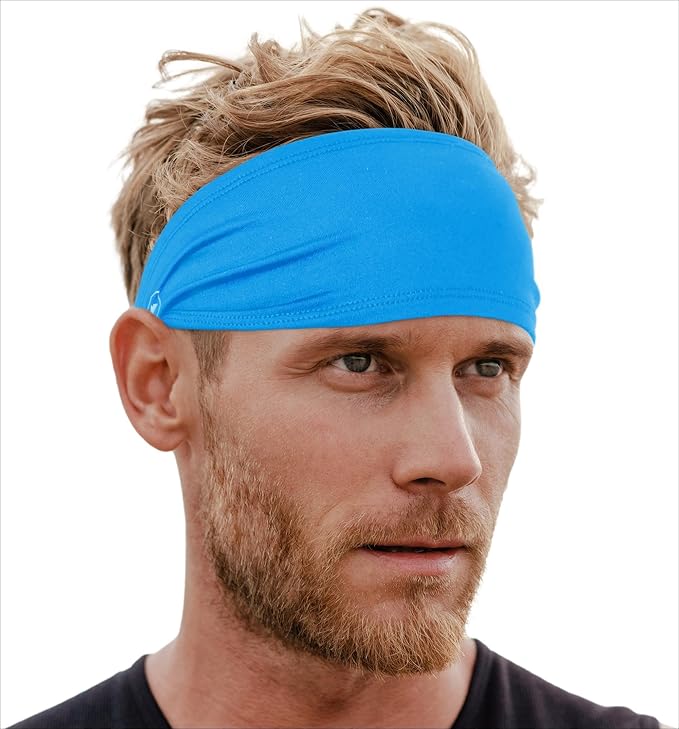 Tough Headwear Tough Outfitters Headband for Men - Mens Headbands - Working Out Sports Performance Head Bands - Athletic Cycling Running Sweat Band, Football Headbands - Sweat Bands Men/Women