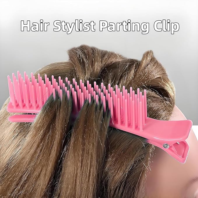 6 Pack Grip Clips for Hair Sectioning Styling, Haircuts Coloring cosmetology supplies hair cutting clips