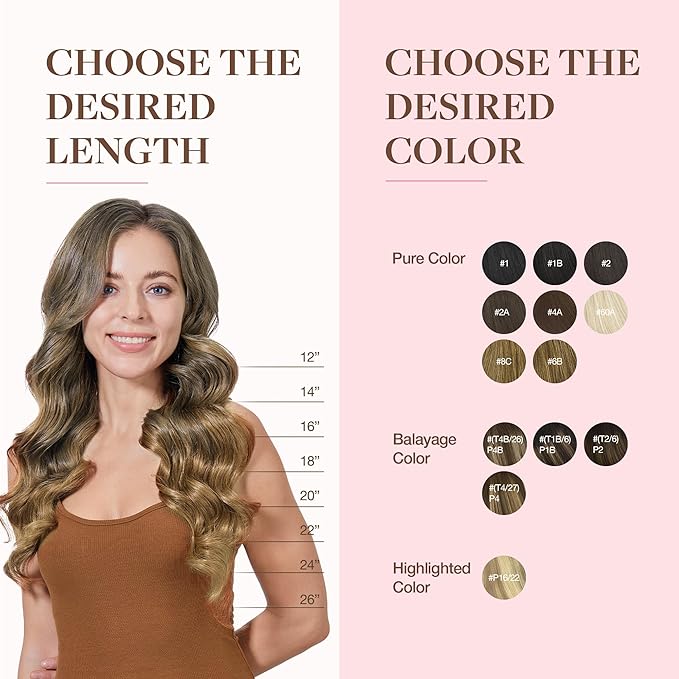 GOO GOO Clip in Hair Extensions Real Human Hair, Remy Human Hair Extensions Clip ins for Women, Natural Human Hair, 22inch 150g 9Pcs, 7 Bronde