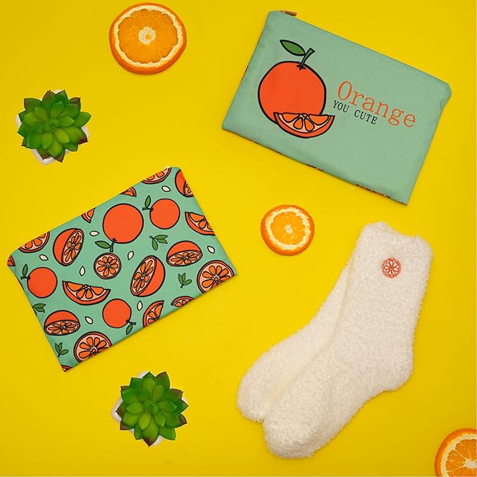 Self Care Package for Women – Thinking of You Self Care Kit, Orange Birthday Box for Her, Get Well Soon Basket, Spa Treat for Women, After Surgery Care Package, Thoughtful Gift Idea
