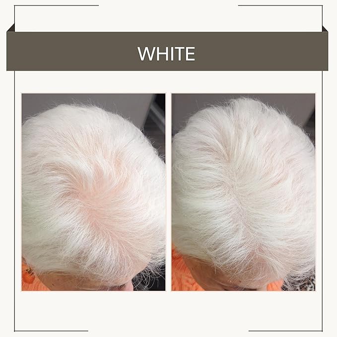 Joan Rivers Great Hair Day Root Touch Up Powder Duo - Fill-in Powder for Thicker, Fuller Looking Hair (White)