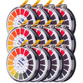 Jovitec Universal Ph Test Paper Strips Ph Test Strips Roll, Measure Full Range 0-14 Each 16.4 ft(12 Rolls)
