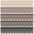 Obeoby 120 Pcs Metal Snap Hair Clips, 2 Inch Small Barrettes Hair Accessories for Women Girls Teens Kids Birthday Holiday Gifts (5 colors)