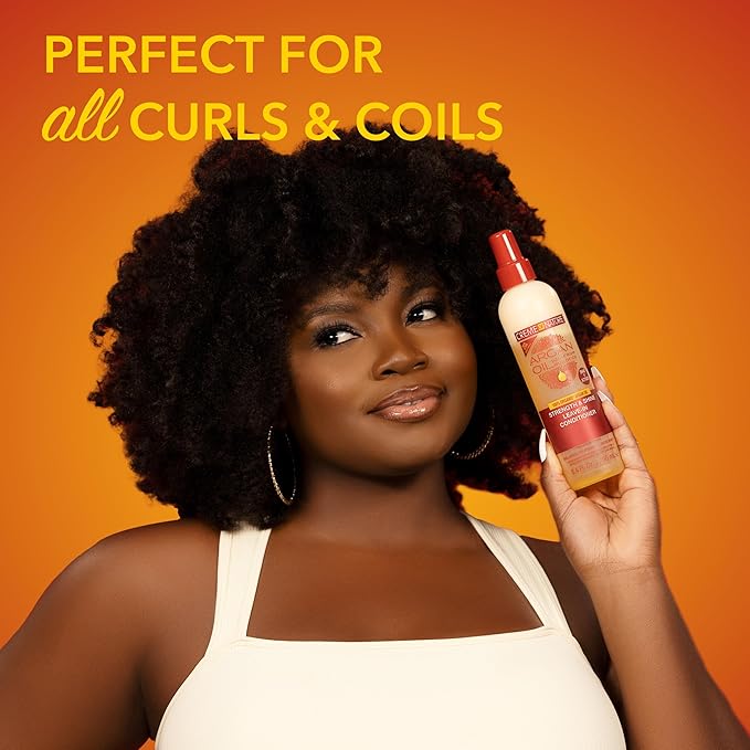 Creme of Nature Anti-Humidity Gloss & Shine Mist, Lightweight Frizz Control and Heat Protection with 100% Organic Argan Oil, Stocking Stuffer for Her, 4 oz