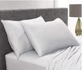 King Pillowcases by Pure Bamboo, Genuine 100% Organic Viscose Derived from Bamboo, Luxuriously Soft & Cooling, Double Stitching, Envelope Closure (2 King Pillowcases, Stripes)