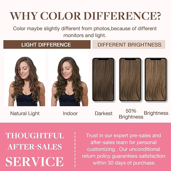 GOO GOO Clip in Hair Extensions Real Human Hair, Remy Human Hair Extensions Clip ins for Women, Natural Human Hair, 22inch 160g 7Pcs, #5 Light Ash Brown