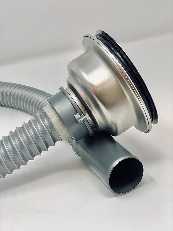 Salon Shampoo Bowl Complete Shampoo Bowl Drainage Assembly and Flex Pipe Drain Hose