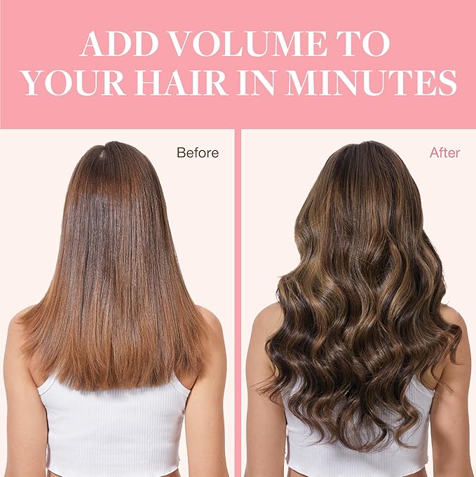 GOO GOO Clip in Hair Extensions Real Human Hair, Remy Human Hair Extensions Clip ins for Women, Natural Human Hair, 24inch 120g 7Pcs, 2/6/2 Balayage Dark Brown to Chestnut Brown