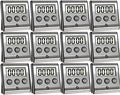 Elegant Digital Kitchen Timer - Stainless Steel Model eT-23, Super Strong Magnetic Back, Loud Alarm, Large Display, Auto Memory, Auto Shut-Off (12-Pack eT-23)