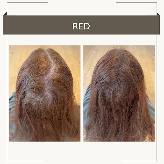 Joan Rivers Great Hair Day Root Touch Up Powder Duo - Fill-in Powder for Thicker, Fuller Looking Hair (Red)