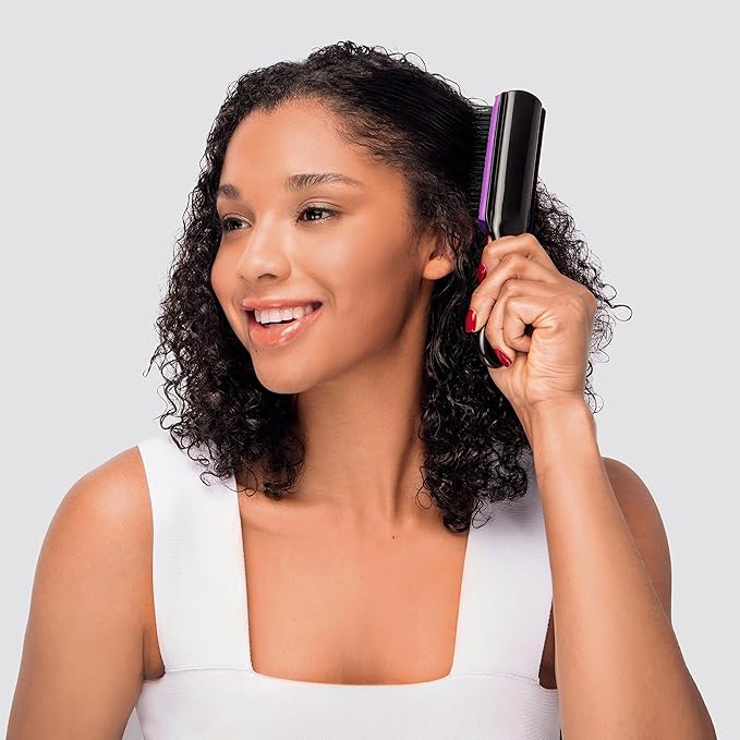 Diane Nylon Pin Styling Hair Brush for Detangling, Separating, Shaping and Defining Wet Thick or Curly Hair, Glides Through Tangles with Ease