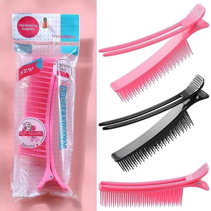 4pack Grip Clips for Hair Sectioning Styling, Haircuts Coloring cosmetology supplies hair cutting clips