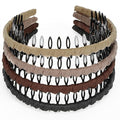 STHUAHE4PC Multicolor Protection Resin Teeth Comb Hair Hoop Hairband Headband Hair Accessories by Beauty hair (Beautiful)