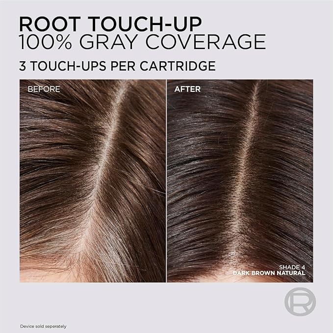 L'Oreal Paris Colorsonic Permanent Hair Dye Cartridge, Vibrant Hair Color for Root Touch Up, Gray Coverage or All Over Color in just 5 Minutes, 5A Medium Ash Brown (Coloring Device Sold Separately)