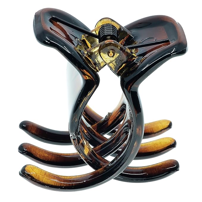 Camila Paris NV124 French Hair Clip for Women, Small 1 Piece Tortoise Girls Hair Claw Clips Jaw. Fashion Durable Styling Hair Accessories for Women, Strong Hold No Slip Grip, Made in France