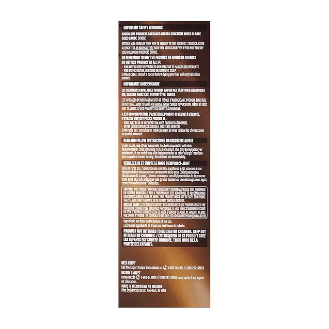 Clairol Nice‘n Easy Perfect 10 Permanent Hair Dye, 6.5A Lightest Cool Brown Hair Color, Pack of 1