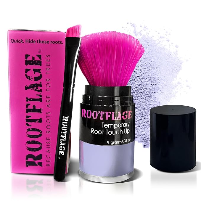 Rootflage Mystical Temporary Hair Color - Instant Waterless Toner for Brassy Roots, Root Touch Up and Toner - For Trendy Blonde, Gray, Blonde Lavender Hair Color -works on blonde hair only