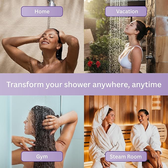 Shower Steamers 15 Pack – Aromatherapy Shower Bombs for Stress Relief - Spa Self Care Gift Set, Holiday Stocking Stuffers for Women & Men - Lavender