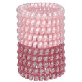 JessLab Spiral Hair Ties for Women, 10-Pack Traceless No-Damage Ponytail Holders, Coils Hair Bands for Girls, Assorted Colors
