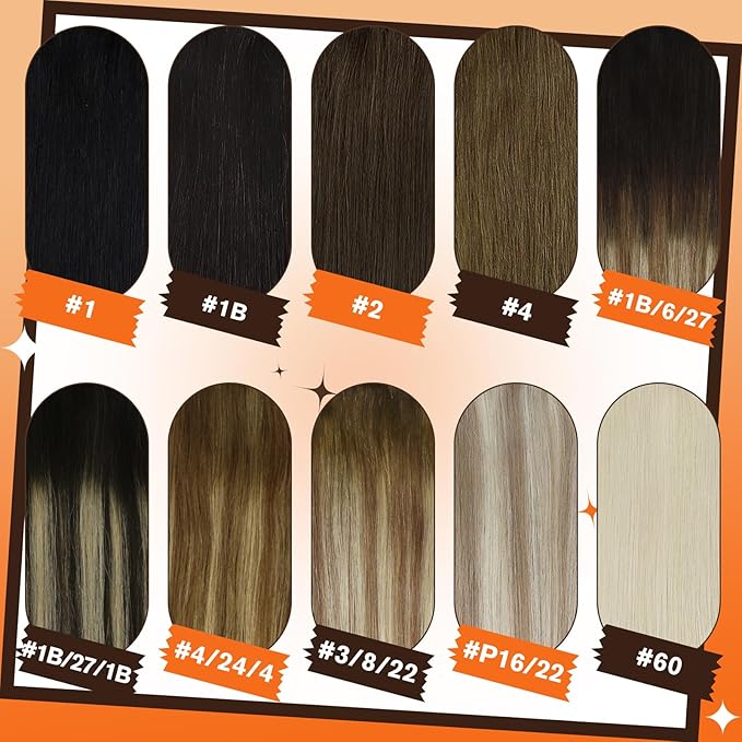 Full Shine Balayage Clip in Hair Extensions 12 Inch Hair Extensions Clip in Balayage Off Black Fading to Brown with Medium Blonde Remy Hair for Short Hair 3 PCS 60 Grams