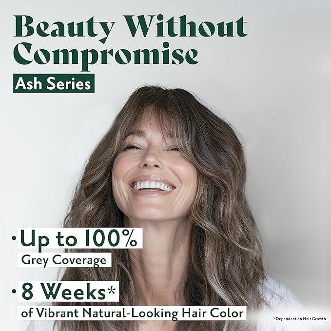 Herbatint Permanent Hair Dye For Women - 8C Light Ash Blonde - For Up To 100% Gray Coverage of Resistant Gray Hair - Ammonia-Free, Alcohol-Free & Vegan - Salon Influenced Hair Color 5.75 fl oz